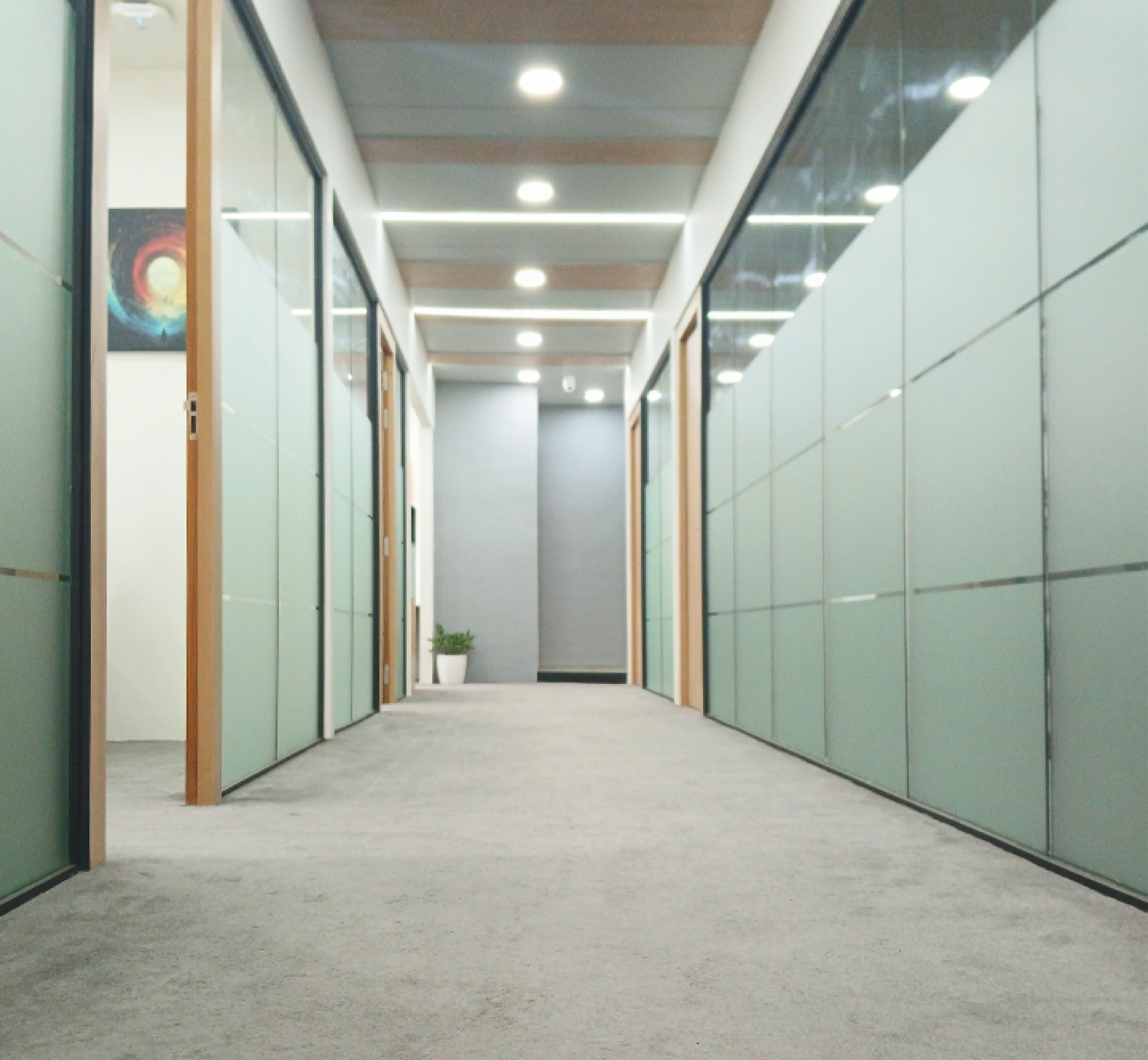 Managed space corridor